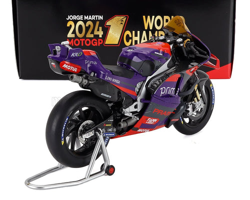1/12 Kiloworks Ducati Desmosedici GP24 Team Pramac Racing N 1 World Champion