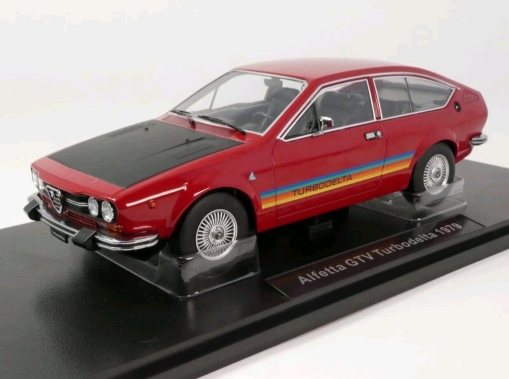 1/18 KK-Scale Alfa Romeo Alfetta 2000 GTV Turbodelta 1979 rosso/nera