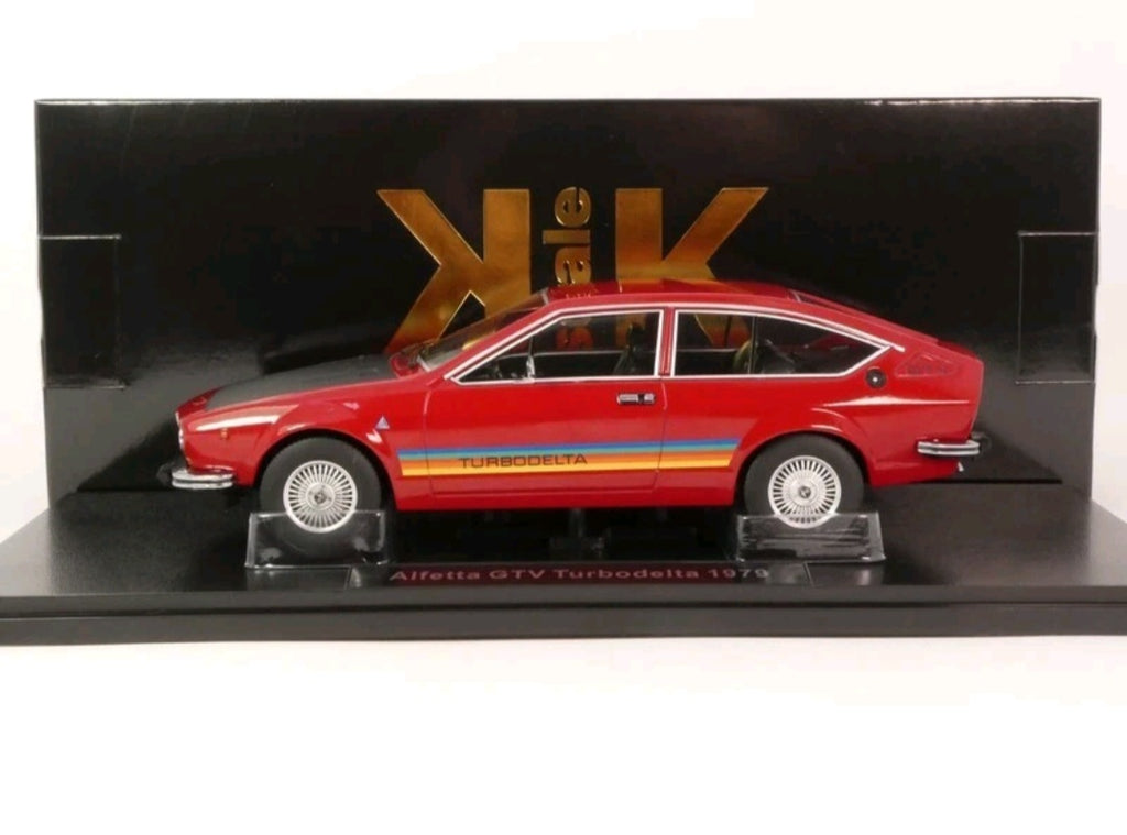 1/18 KK-Scale Alfa Romeo Alfetta 2000 GTV Turbodelta 1979 rosso/nera
