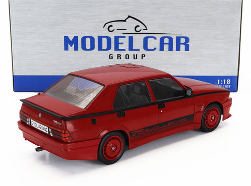 1/18 MCG - Alfa Romeo - 75 Turbo Evoluzione - 1987 - Rosso die-cast