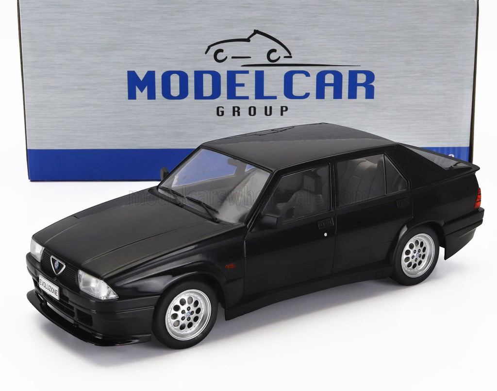 1/18 MCG Alfa Romeo 75 Turbo Evoluzione 1987 nera