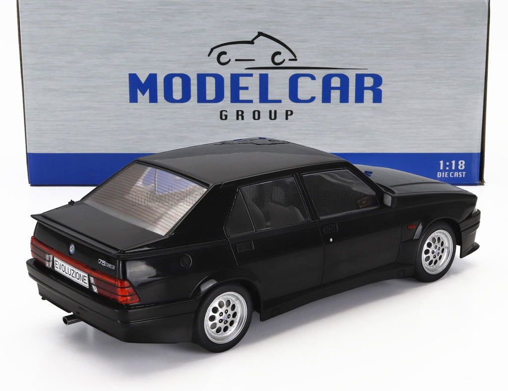 1/18 MCG Alfa Romeo 75 Turbo Evoluzione 1987 nera
