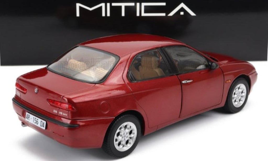 1/18 Mitica Alfa Romeo 156 2.5 V6 24V 1997 rosso proteo metallic