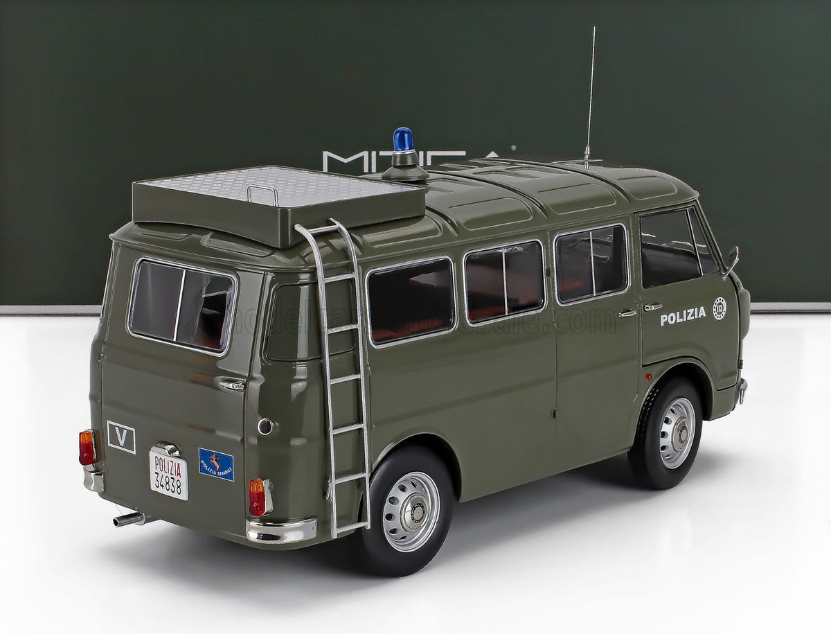 1/18 Mitica Diecast Alfa Romeo F-12 Minibus 1 serie Polizia