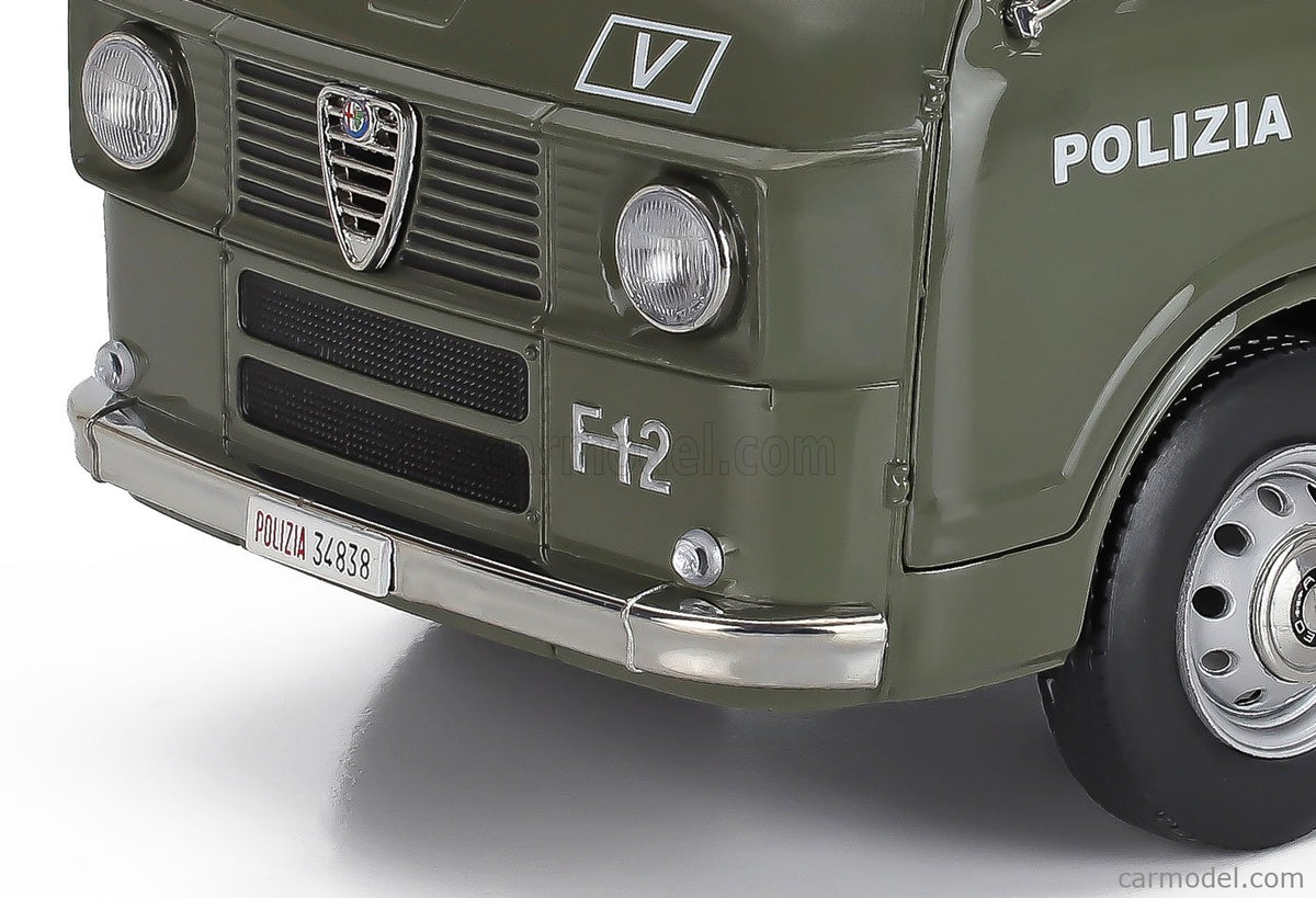 1/18 Mitica Diecast Alfa Romeo F-12 Minibus 1 serie Polizia