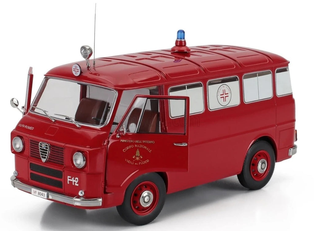 1/18 Mitica Die- cast Alfa Romeo F-12 Vigili del fuoco Ambulanza - Fire engine Ambulance 1968