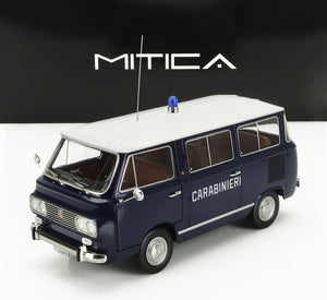 1/18 Mitica-Diecast - Fiat 850 Familiare Carabinieri 1970 – Interni marroni - limited