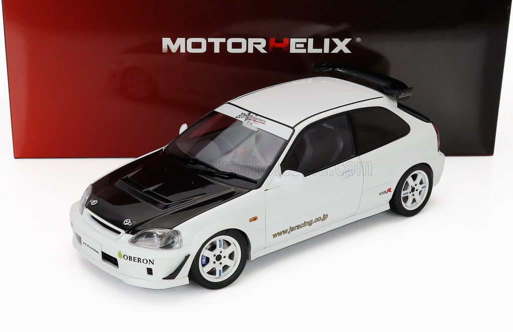 1/18 Motorhelix Honda Civic Type-R (EK9) J'S Racing Livery 2001 die-cast