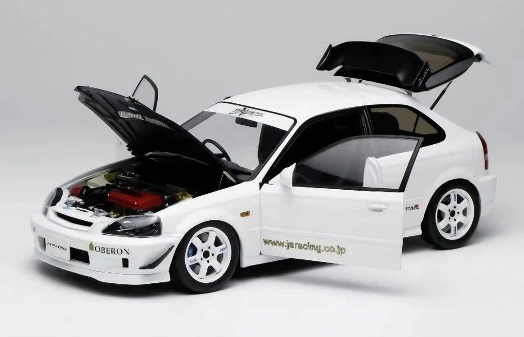1/18 Motorhelix Honda Civic Type-R (EK9) J'S Racing Livery 2001 die-cast