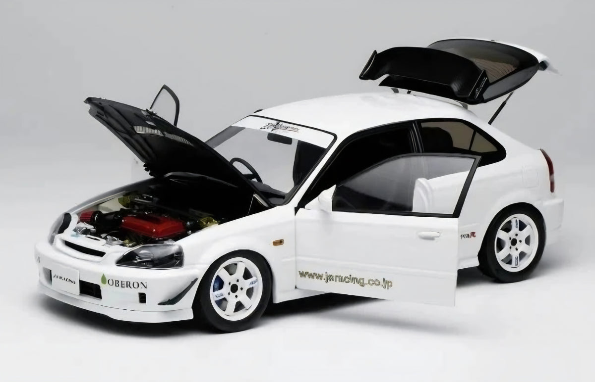 1/18 Motorhelix Honda Civic Type-R (EK9) J'S Racing Livery 2001 die-cast
