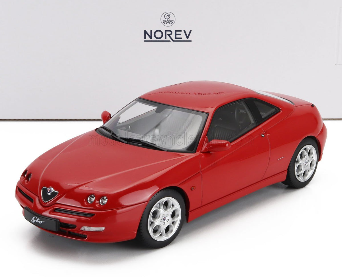 1/18 Norev - Alfa Romeo - GTV - 1999 - rossa - die-cast
