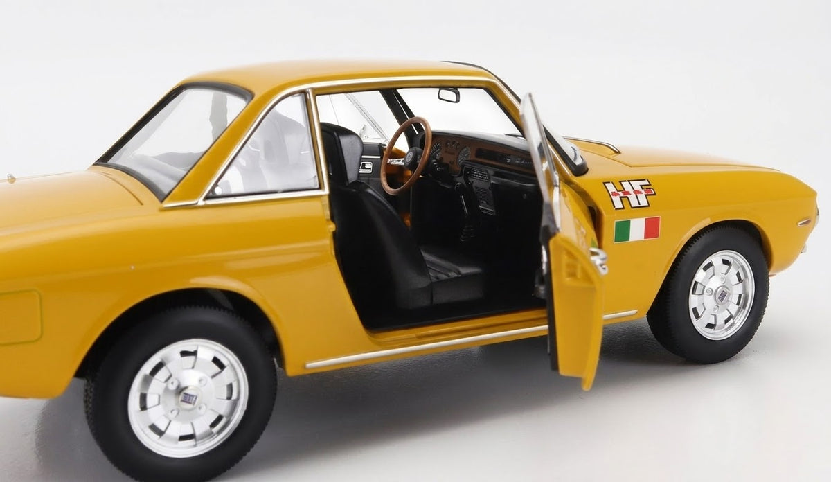 1/18 Norev - Lancia - Fulvia 1600 HF Lusso 1971 giallo die-cast