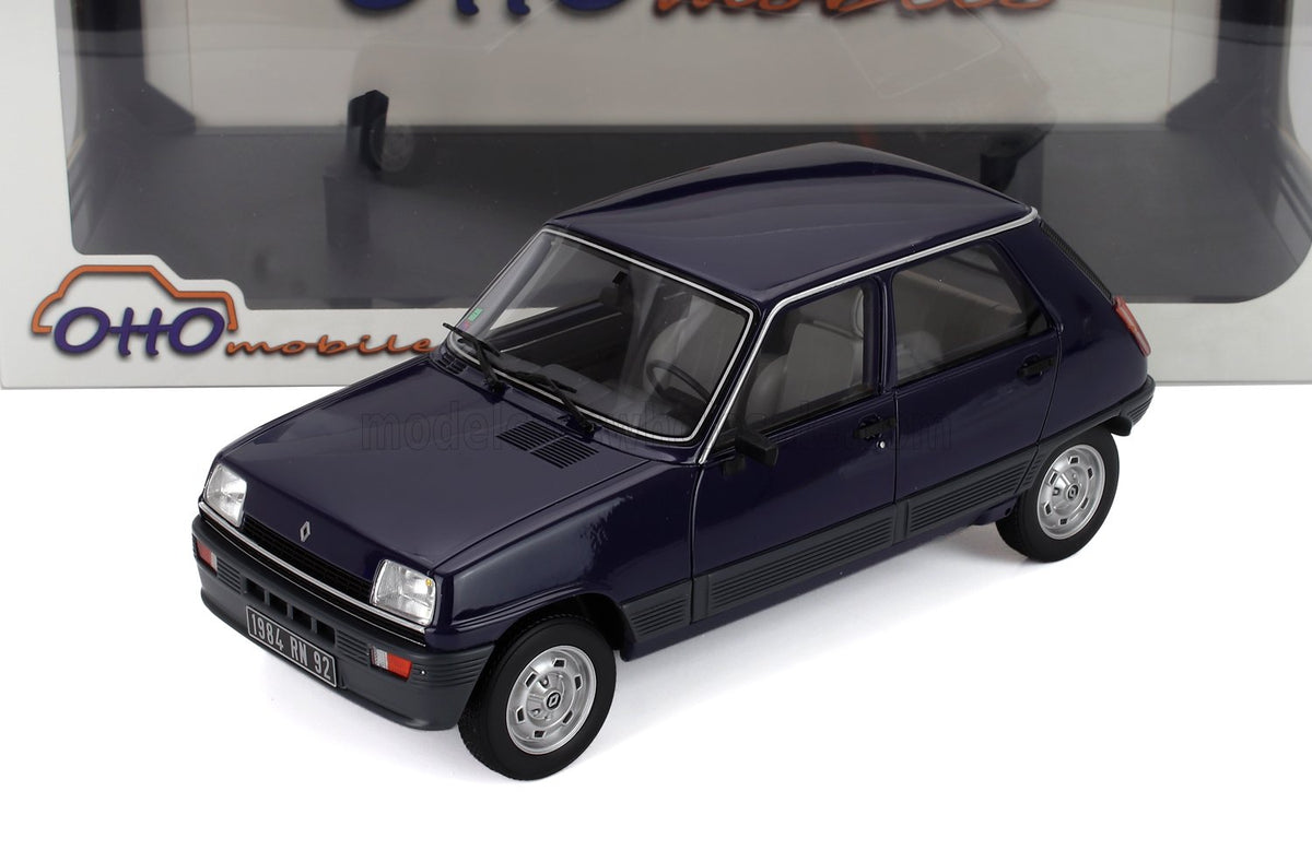 1/18 Otto-Mobile Renault R5 GTL 1984 blu scuro resin model
