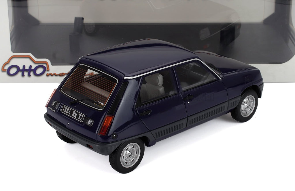 1/18 Otto-Mobile Renault R5 GTL 1984 blu scuro resin model