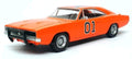 1/43 NOREV DODGE CHARGER N 01 COUPE 1969 BEIGE INTERIOR GENERALE LEE