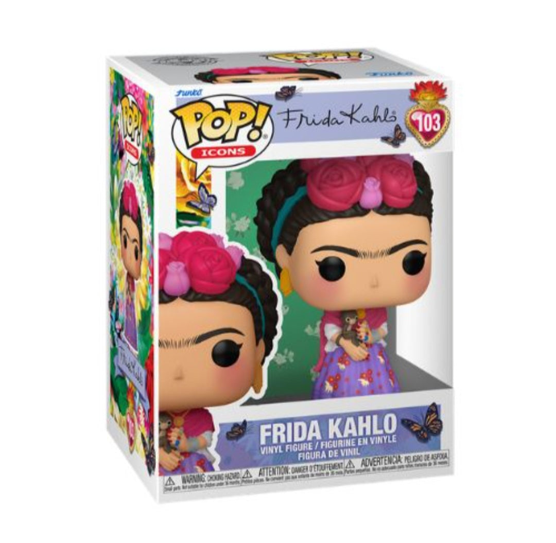 Funko POP! Icons #103 Frida Kahlo Vinyl Figure 9cm - Action Figure da Collezione
