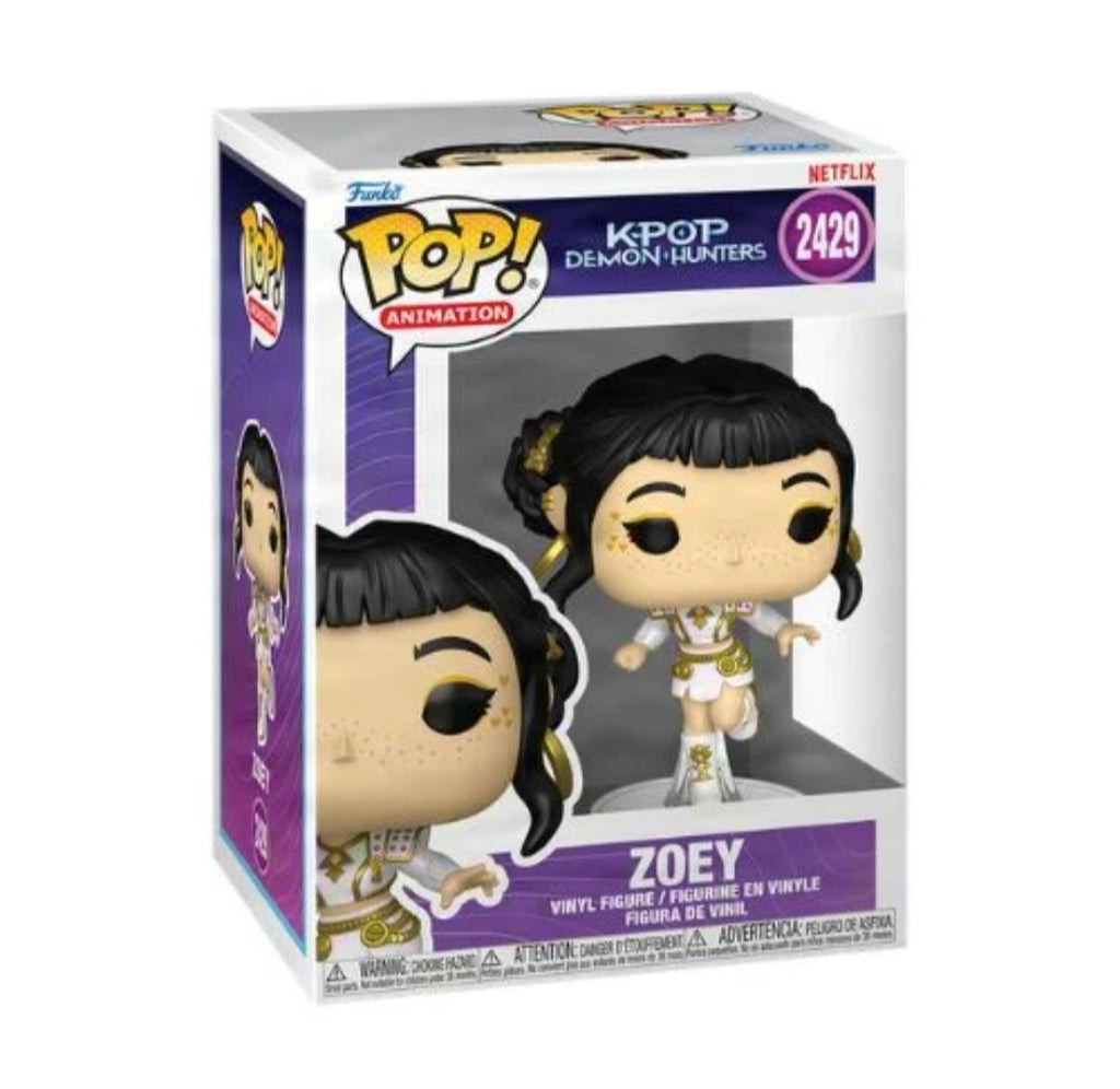 Funko POP! Animation #2429 K-POP Demon Hunters Zoey Vinyl Figure 9cm - Da Collezione