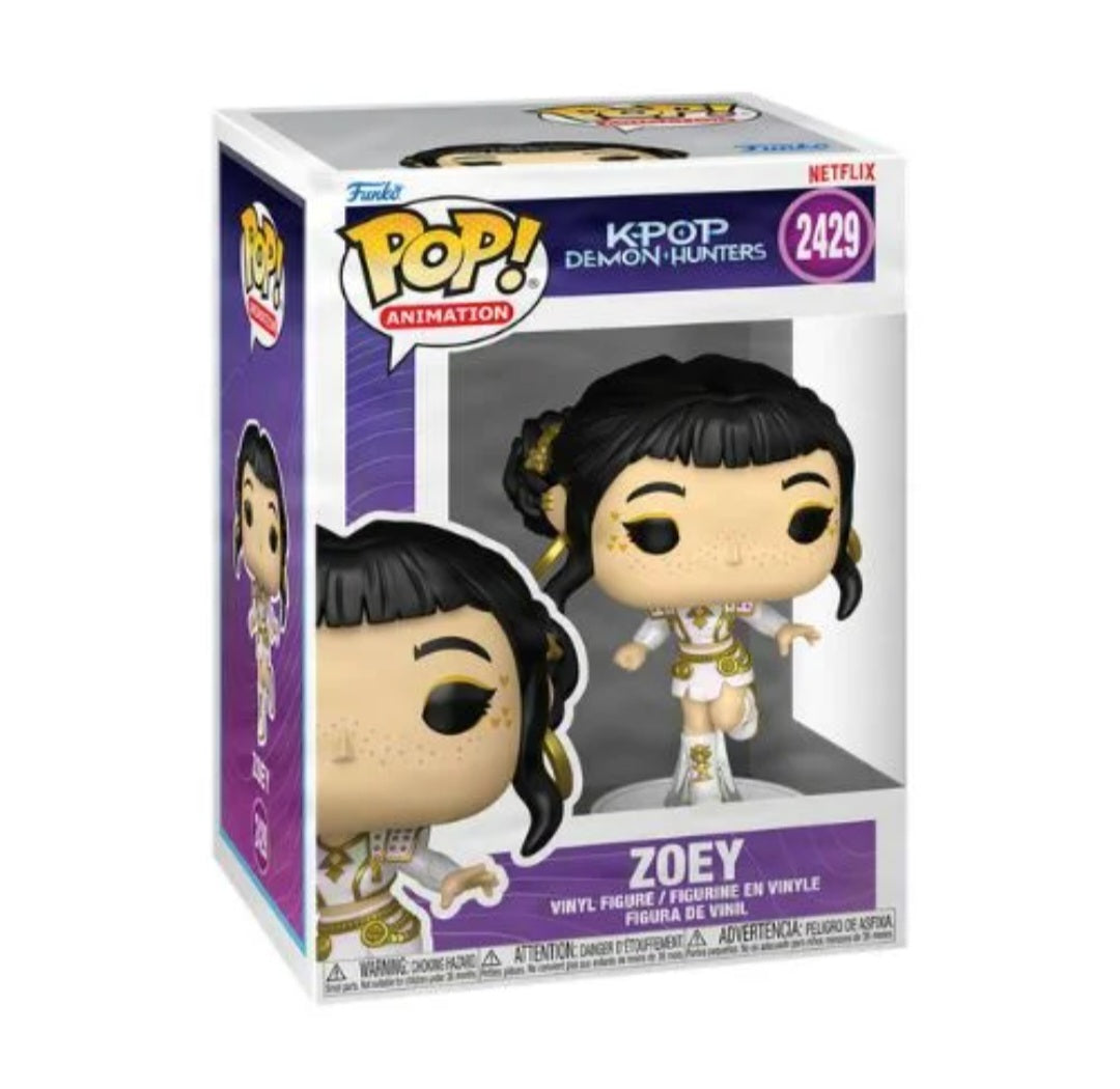 Funko POP! Animation #2429 K-POP Demon Hunters Zoey Vinyl Figure 9cm - Da Collezione