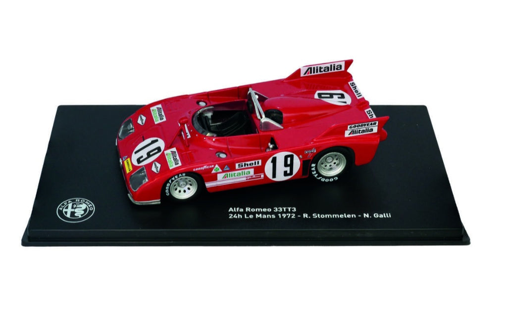 Alfa Romeo 33TT3 - 24H Le Mans 1972 - Modello Auto Sport in Scala 1:43 - Nuovo