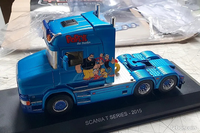 Camion Truck Tuning - Scania T Series "Popeye" - 2015 - Modello in Scala 1:43 - Nuovo