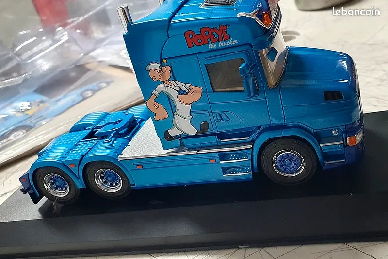 Camion Truck Tuning - Scania T Series "Popeye" - 2015 - Modello in Scala 1:43 - Nuovo