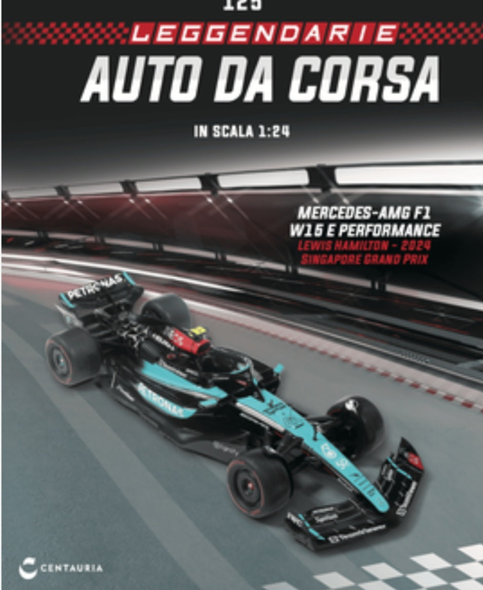 Modellino F1 Mercedes-Amg F1 W15 E Performance Lewis Hamilton 2024 Singapore 1:24