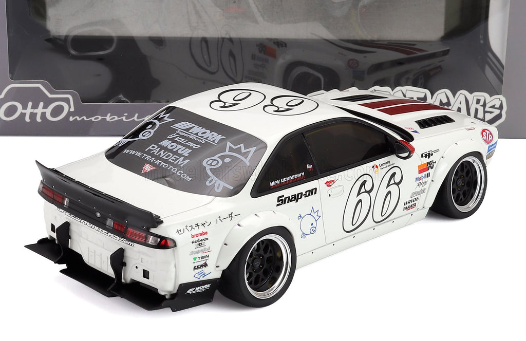 1/18 OTTO-MOBILE NISSAN SILVIA (S14) N 66 BOSS ROCKET BUNNY 2024 OT1240