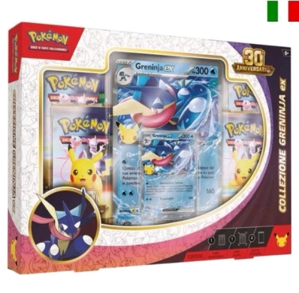 Pokémon TCG Collezione Greninja ex 30° Anniversario IT Sealed