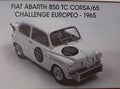 Fiat Abarth 850 TC Corsa - Challenge Europeo 1965 - Modello Auto in Scala 1:24 - Nuovo