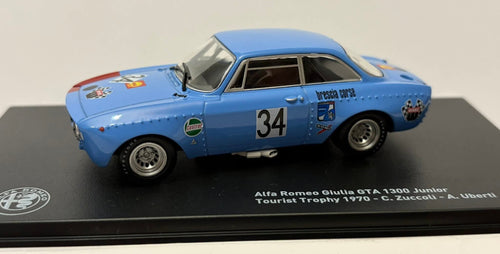 Alfa Romeo Giulia GTA 1300 Junior - Tourist Trophy 1970 - Modello Auto in Scala 1:43 - Nuovo