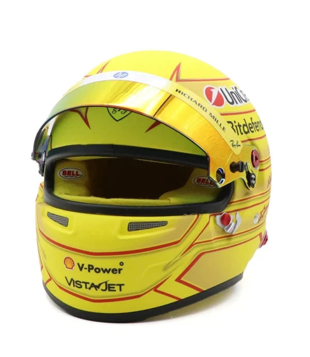 Bell Helmet Mini Helmet Casco F1 Lewis Hamilton - Ferrari HP #44 - Season 2026 - Scala 1:2 - Nuovo