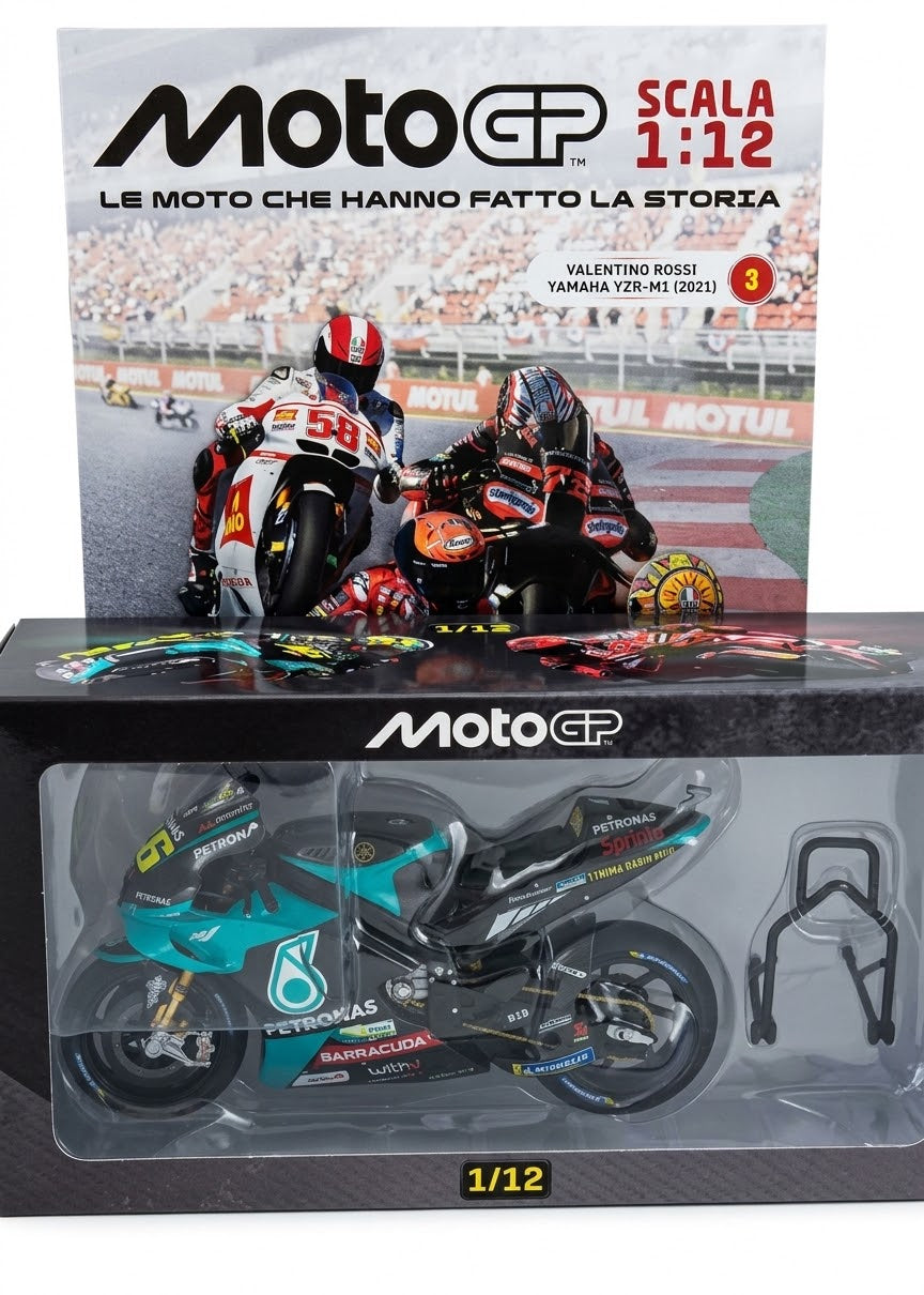 1/12 Altaya Yamaha YZR-M1 GP 2021 Valentino Rossi MotoGP VR46 die-cast