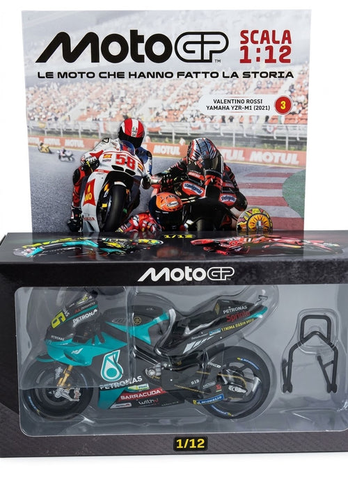 1/12 Altaya Yamaha YZR-M1 GP 2021 Valentino Rossi MotoGP VR46 die-cast