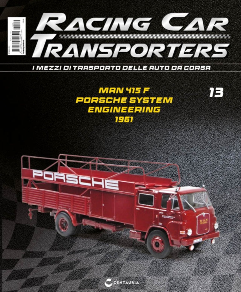 Man 415 F Porsche - 1961 - Bisarca Camion Car Transporter in Scala 1:43 - Nuovo