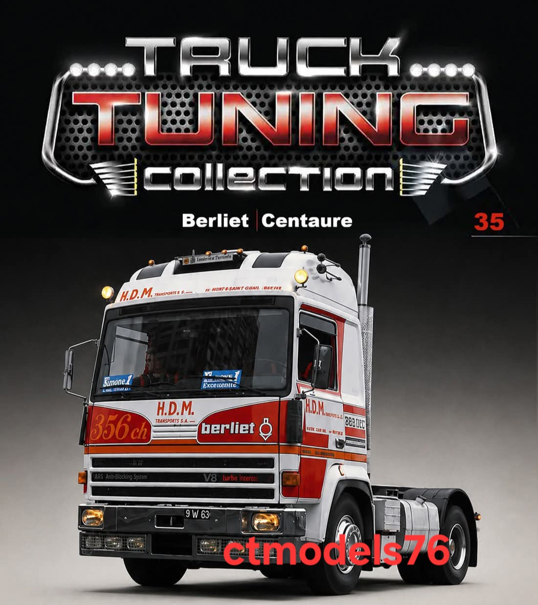 Camion Truck Tuning - Berliet Centaure - Francia 1978 - Modello in Scala 1:43 - Nuovo
