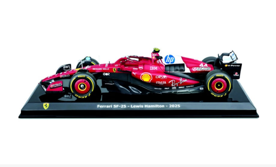Ferrari SF-25 - Lewis Hamilton - 2025 - Modello F1 in Scala 1:24 - Nuovo